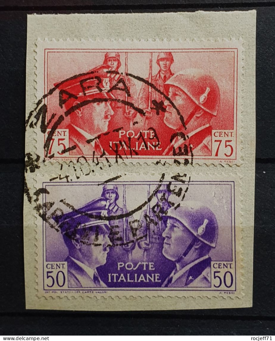 05 - 24 - Gino - Italie - Italia - 1941 - N° 455 Et 456 Oblitéré Zara - Used