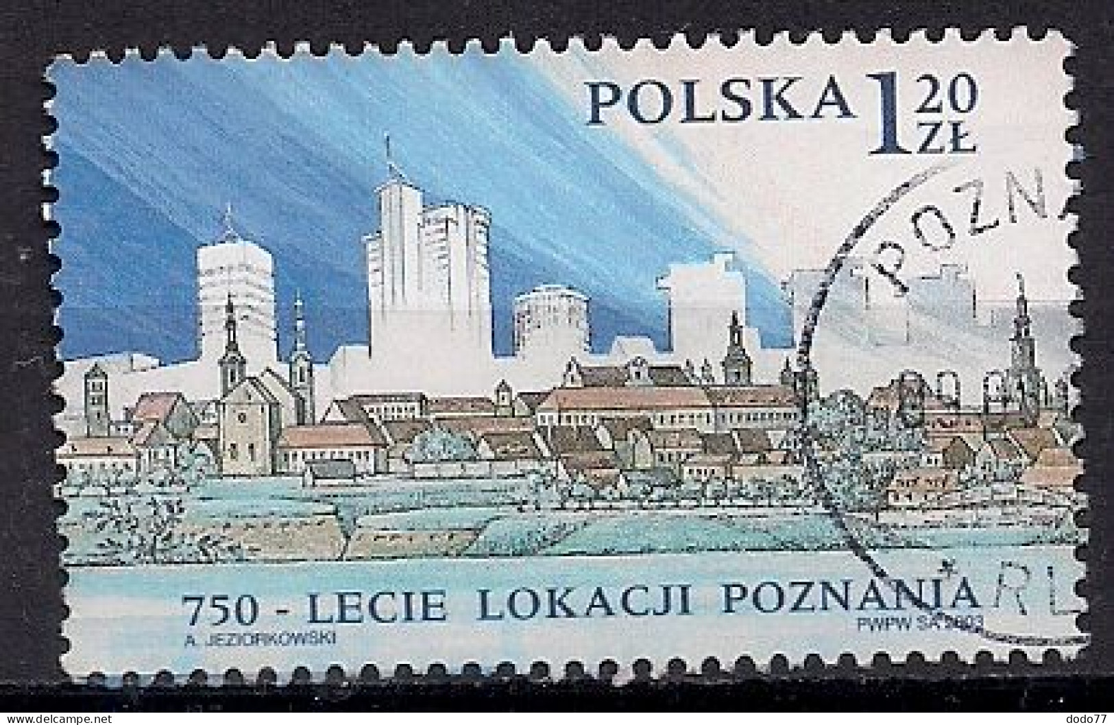 POLOGNE    N°  3800  OBLITERE - Used Stamps