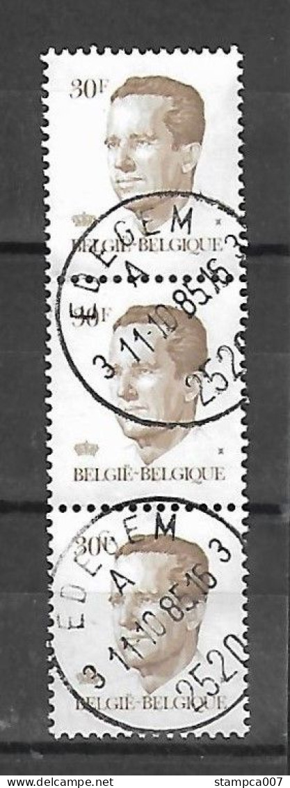 OCB Nr 2126 Boudewijn Baudouin Velghe Centrale Stempel Edegem - 1981-1990 Velghe