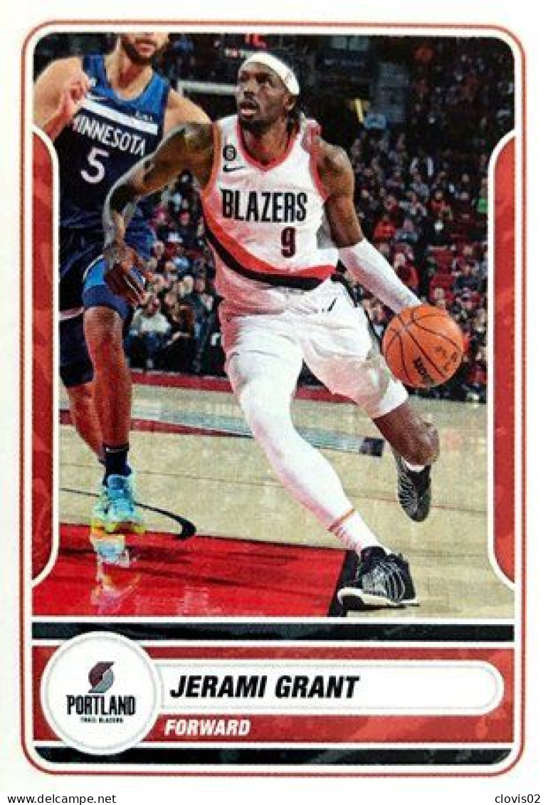 445 Jerami Grant - Portland Trail Blazers - Panini NBA Basketball 2023-2024 Sticker Vignette - Other & Unclassified