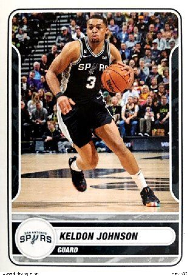 468 Keldon Johnson - San Antonio Spurs - Panini NBA Basketball 2023-2024 Sticker Vignette - Andere & Zonder Classificatie