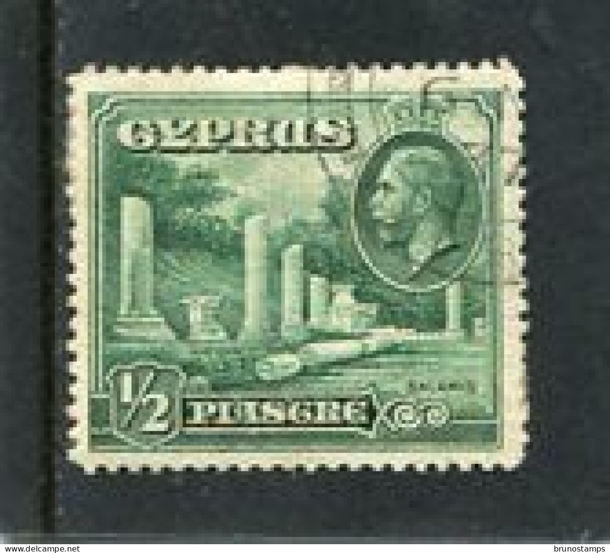 CYPRUS - 1934   GEORGE V  1/2 Pi   FINE USED - Zypern (...-1960)