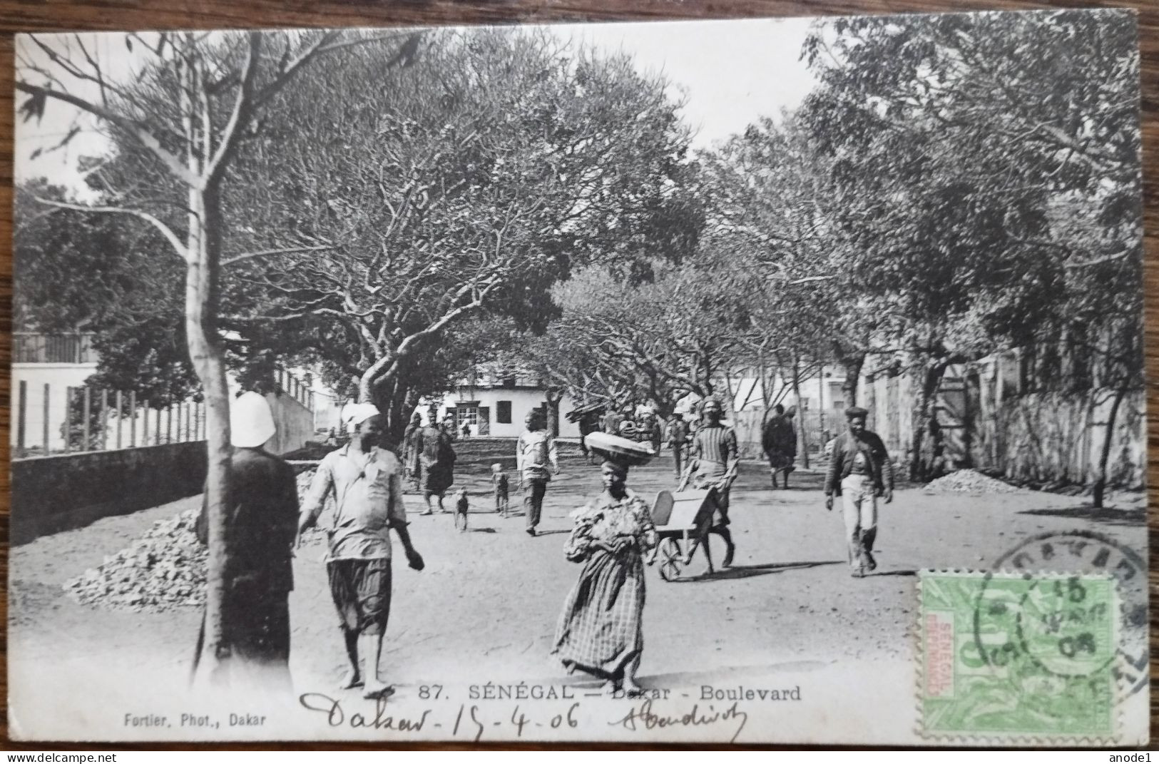 87 SENEGAL  DAKAR Boulevard (1906) - Sénégal