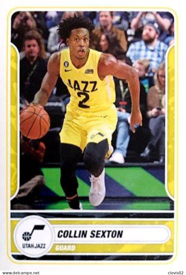 482 Collin Sexton - Utah Jazz - Panini NBA Basketball 2023-2024 Sticker Vignette - Other & Unclassified
