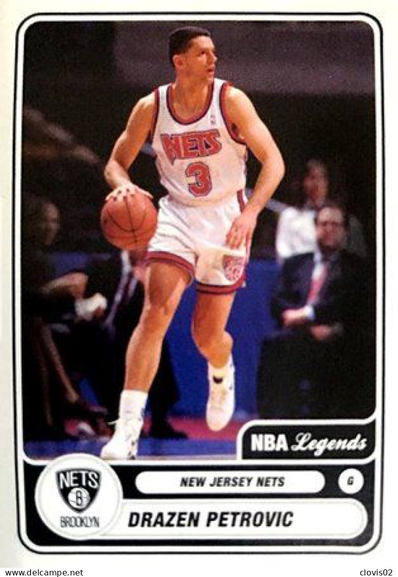 491 Dražen Petrović - NBA Legends - Panini NBA Basketball 2023-2024 Sticker Vignette - Sonstige & Ohne Zuordnung