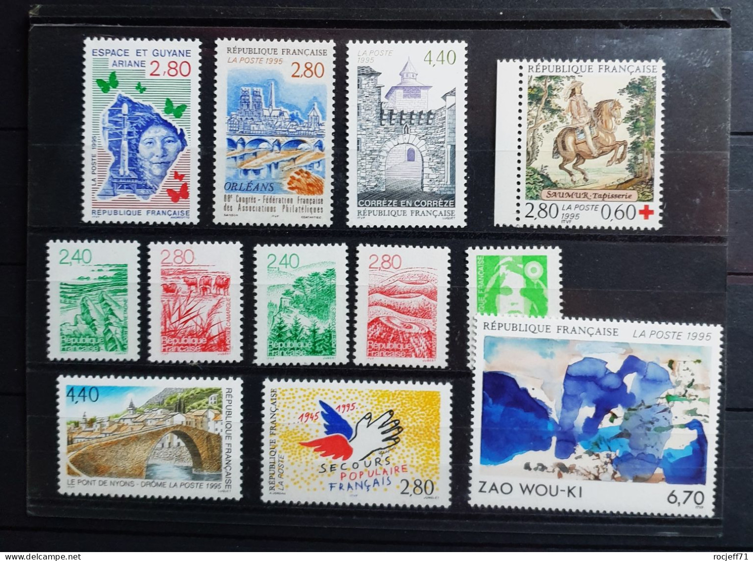 05 - 24 - Gino - France - Quelques Timbres Neufs ** De L'année 1995 - Unused Stamps