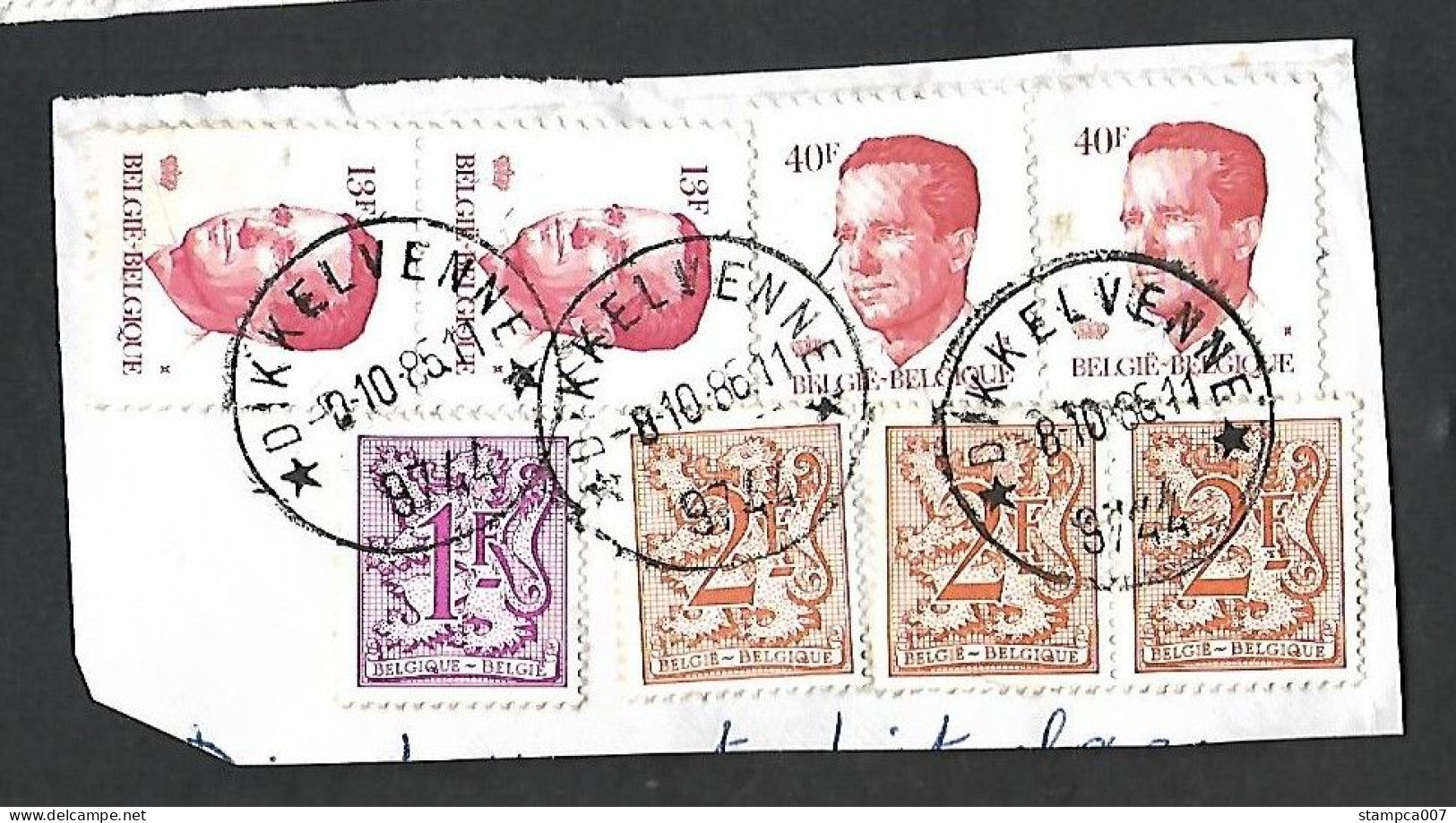 OCB Nr 2136 Boudewijn Baudouin  Velghe  Centrale Stempel Dikkelvenne Relais Ster - Used Stamps