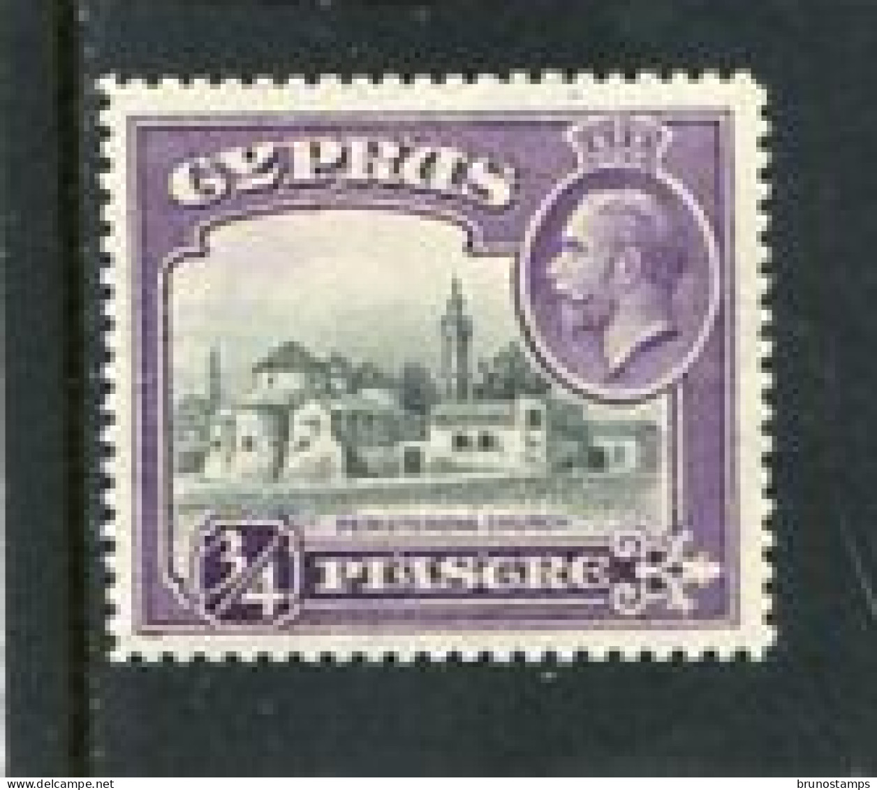 CYPRUS - 1934   GEORGE V  3/4 Pi   MINT NH - Cyprus (...-1960)