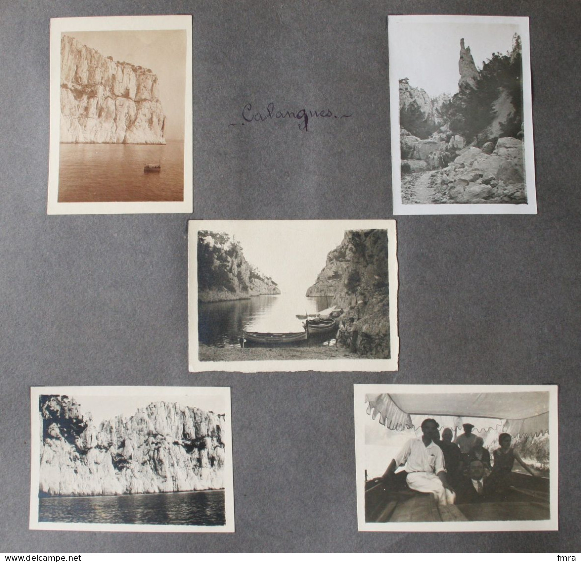 Ensemble de 86 photos (8,8 x 6 cm) 13 – CASSIS – MARSEILLE – 1925-1929 –  (***à voir 21 scans ! ***) /GP87