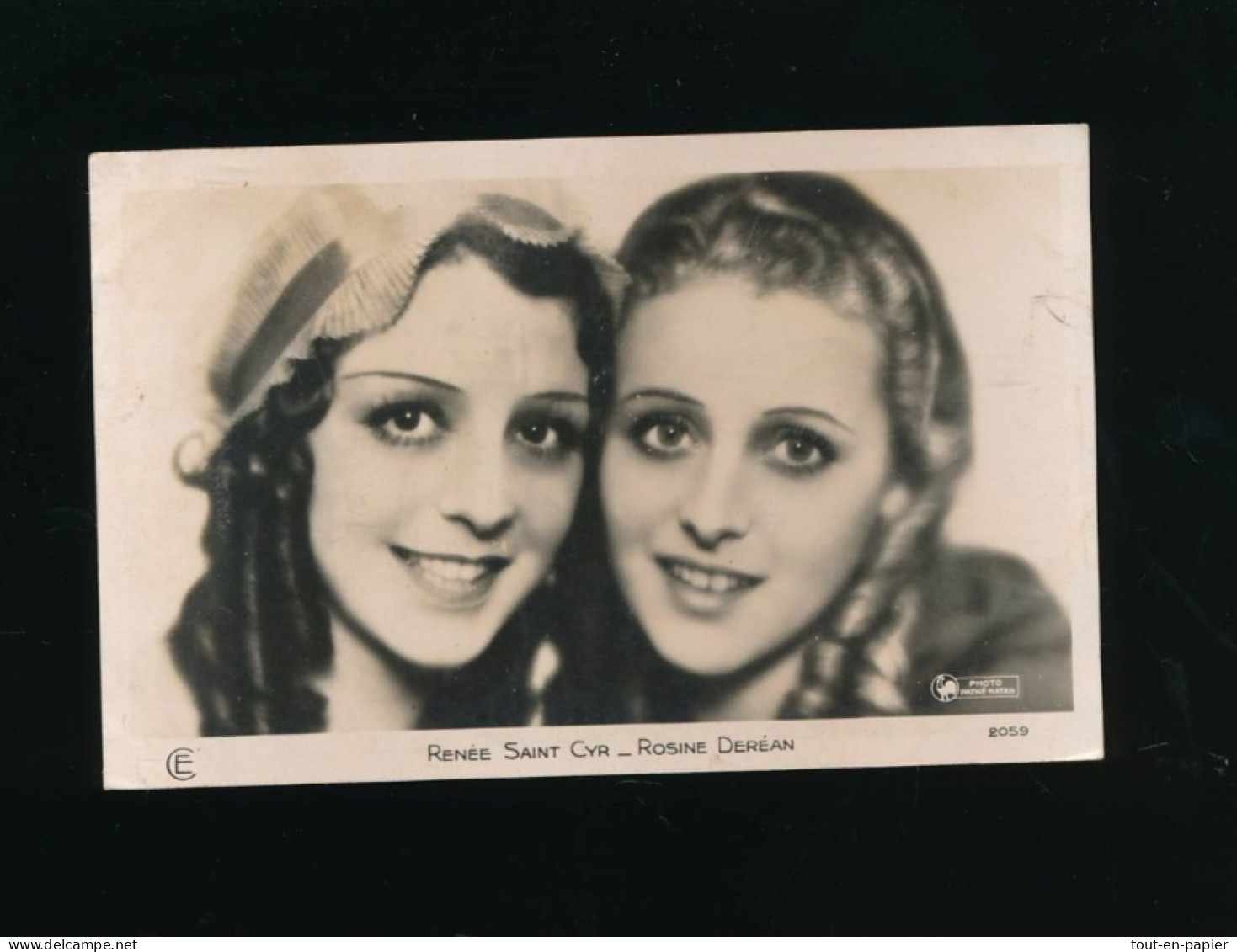 RENEE SAINT-CYR ET ROSINE DEREAN CINEMAGAZINE VEDETTE CINEMA ACTRICE - Acteurs