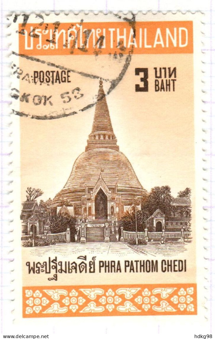 T+ Thailand 1971 Mi 594-95 Tempel - Thailand