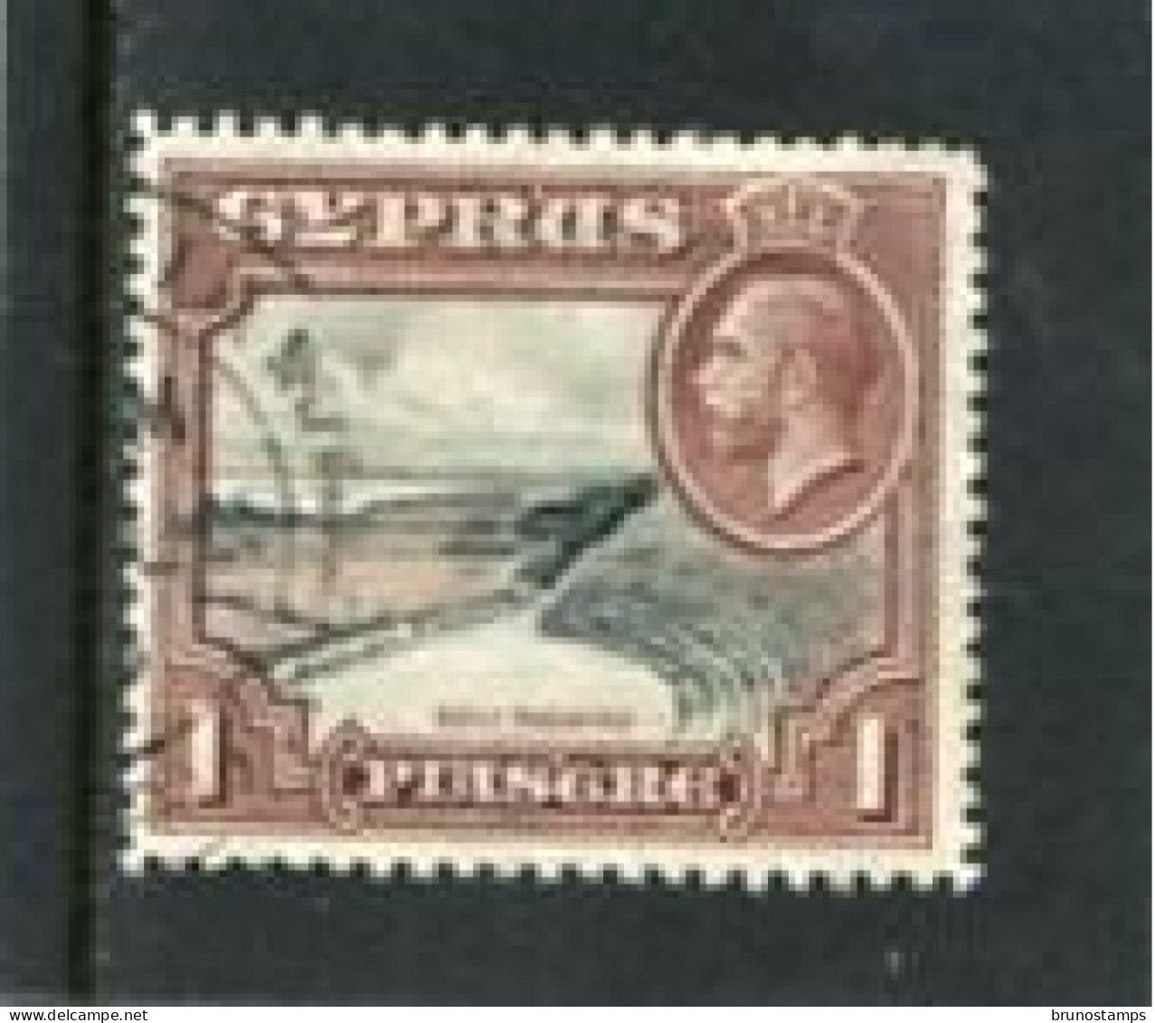 CYPRUS - 1934   GEORGE V  1 Pi  FINE USED - Chypre (...-1960)