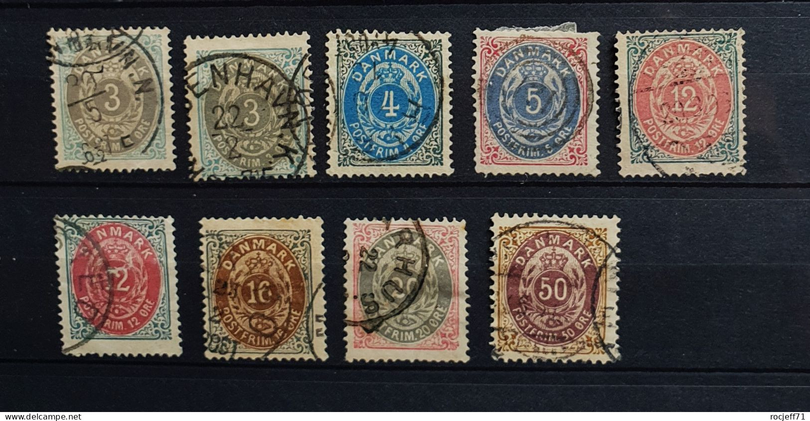 05 - 24 - Gino - Danemark - Lot De Vieux Timbres - Old Stamps  - Value : 200 Euros - Oblitérés