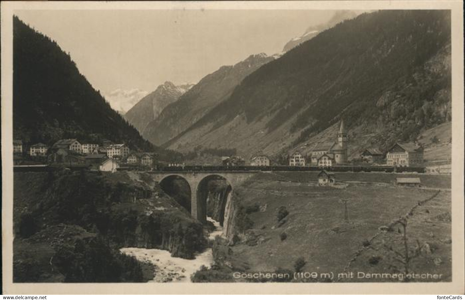 11194072 Goeschenen Bruecke Zug Dammagletscher Goeschenen - Autres & Non Classés