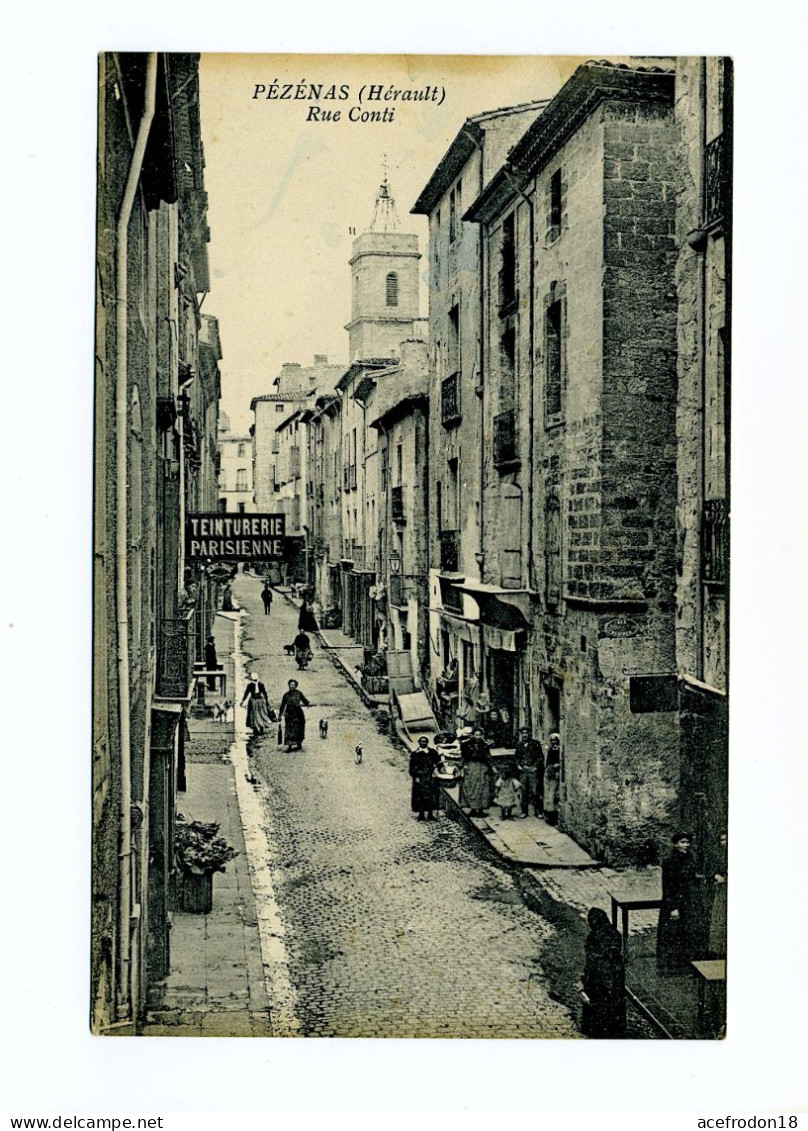 PÉZÉNAS - Rue Conti - Pezenas