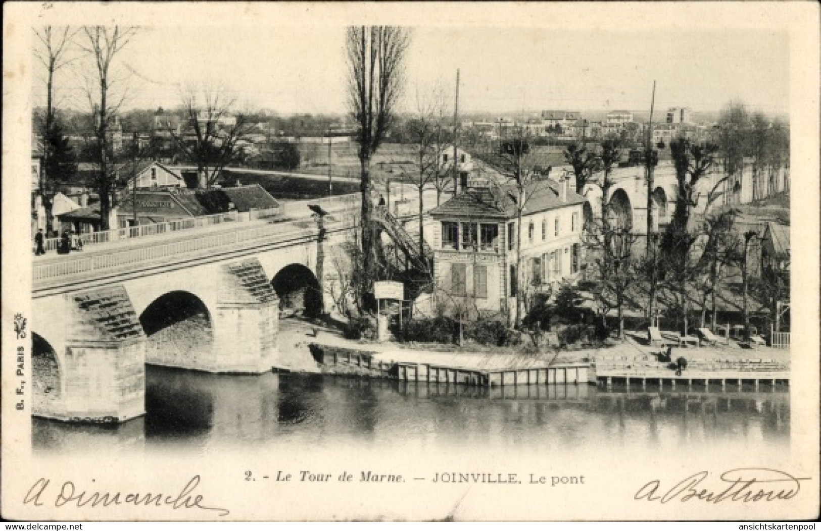 CPA Joinville Le Pont Val De Marne, Le Tour De Marne, Le Pont - Sonstige & Ohne Zuordnung