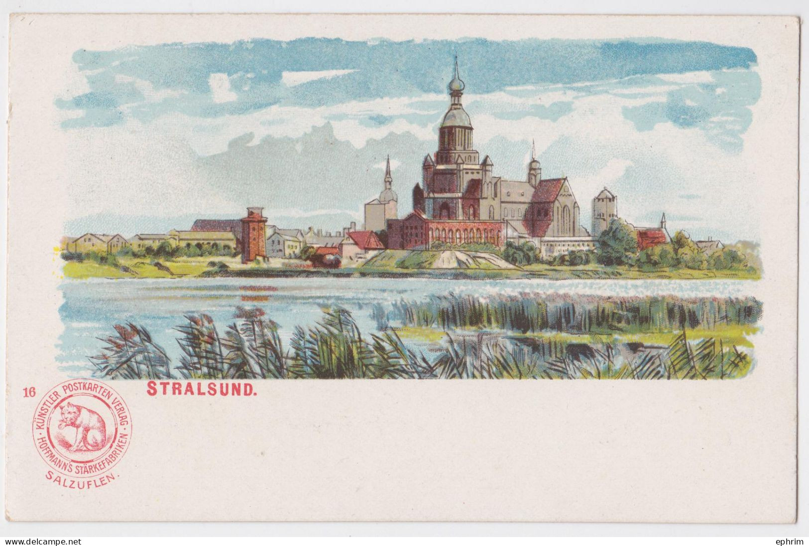 Stralsund Litho Künstler Postkarten Verlag - Stralsund