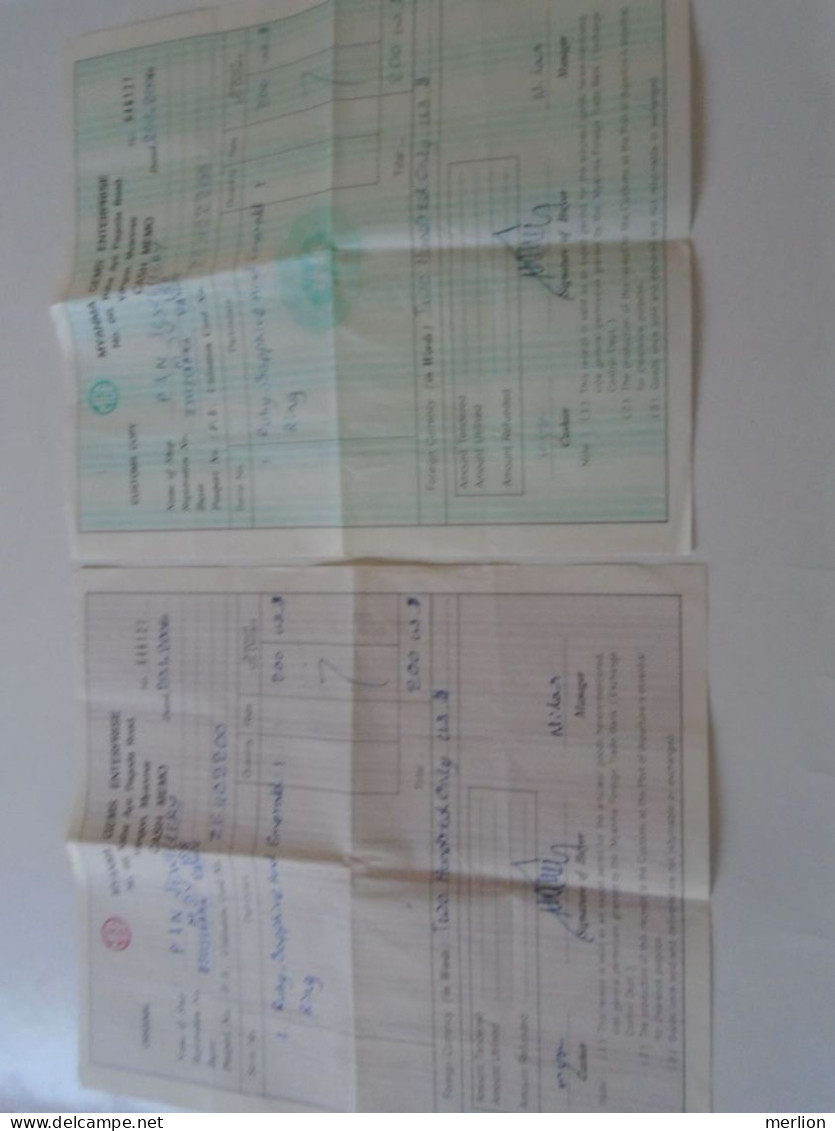 D203060     Invoice - Yangon  Myanmar - Myanma Gems Enterprise - $200   -  2006 - Sonstige & Ohne Zuordnung