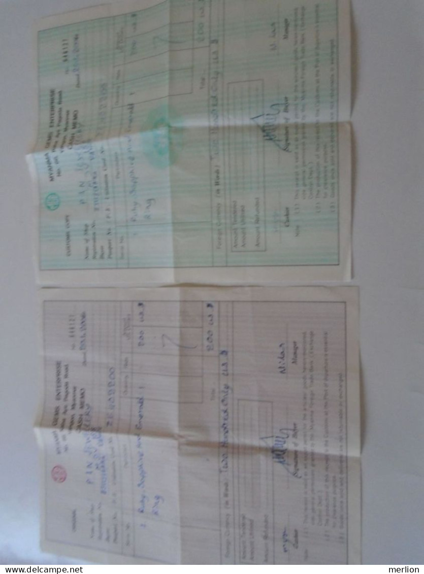 D203060     Invoice - Yangon  Myanmar - Myanma Gems Enterprise - $200   -  2006 - Other & Unclassified