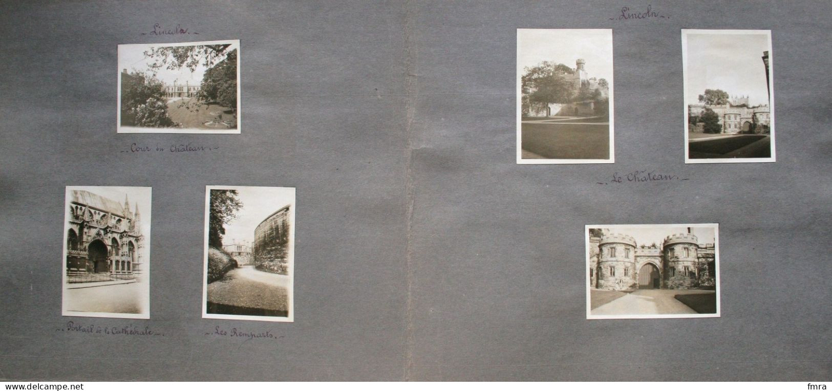 England 1928 – NOTTINGHAM  – Rufford Abbey – Londres – Ensemble de 66 photos 8,8 x 6 cm (***à voir 11 scans***) /GP87