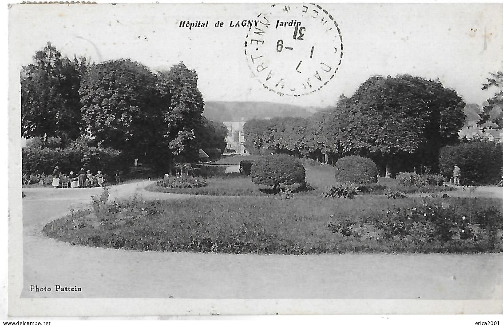 Lagny Sur Marne. Le Jardin De L'hopital De Lagny. - Lagny Sur Marne