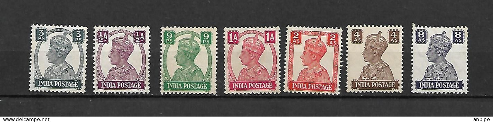 INDIA, 1937-43 - Andere & Zonder Classificatie
