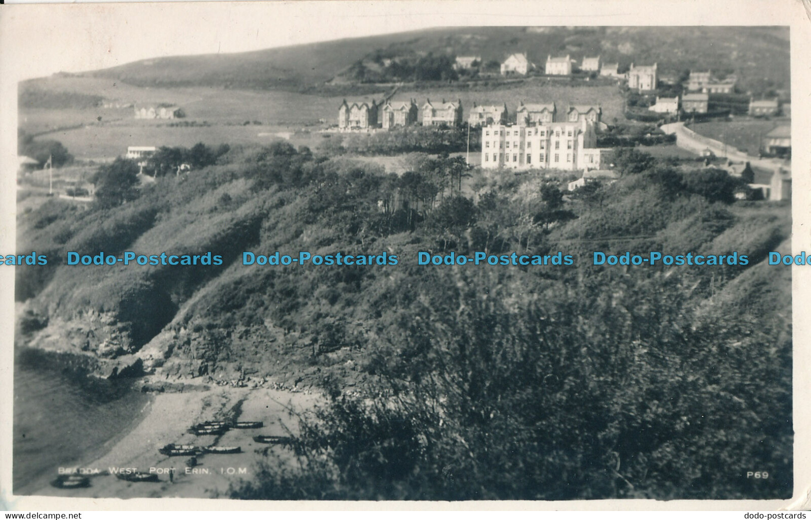 R003189 Bradda West Port Erin. Walter Scott. RP. 1956 - Monde