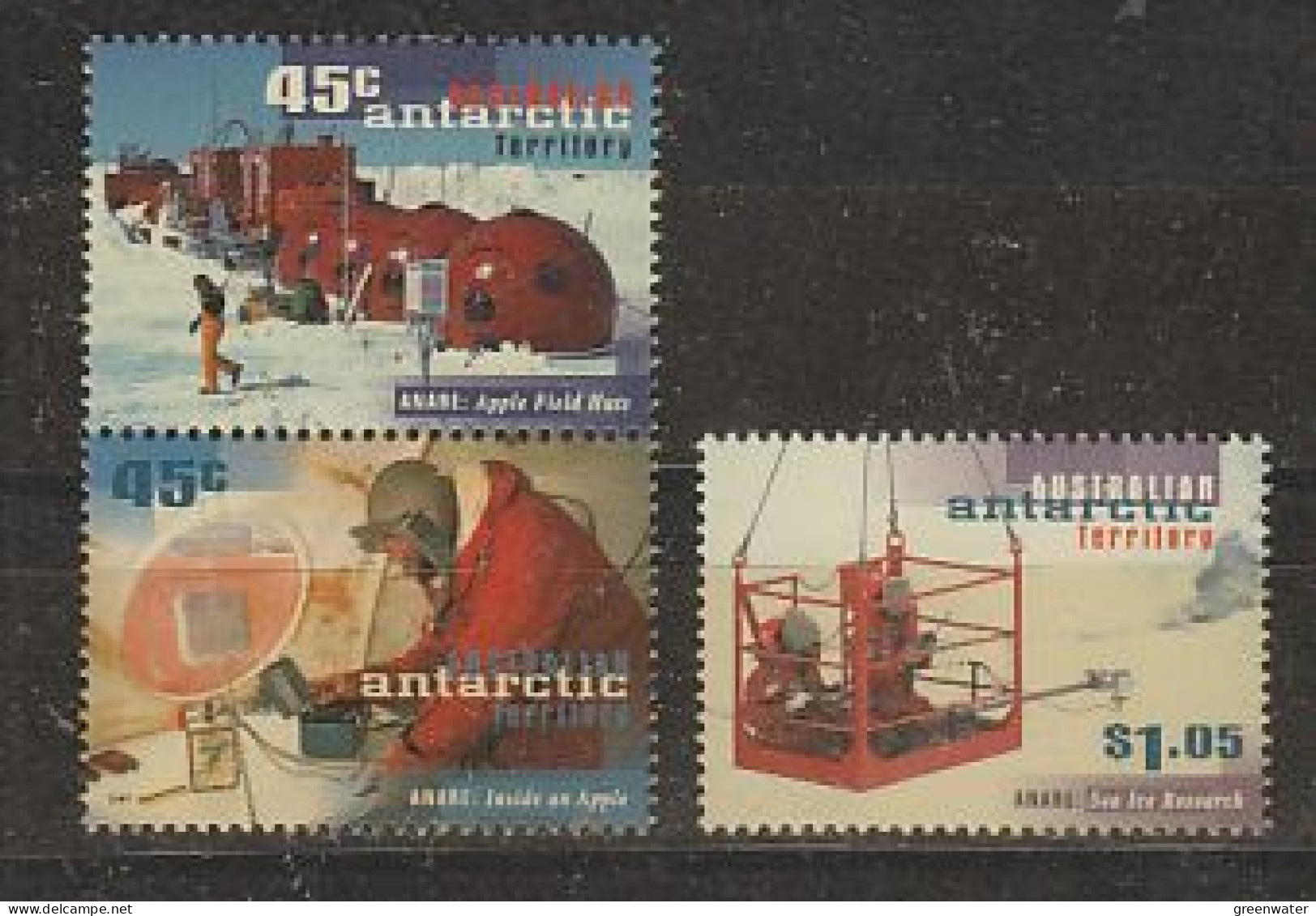 AAT 1997 Antarctic Research Expeditions 3v **  Mnh (59878) - Unused Stamps