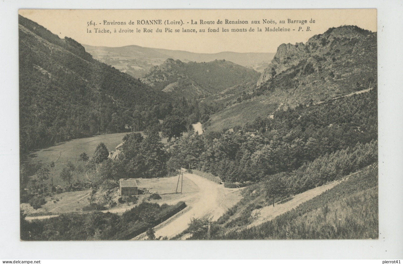 ROANNE (environs) - La Route De RENAISON Aux NOËS, Au Barrage De La Tâche - Autres & Non Classés