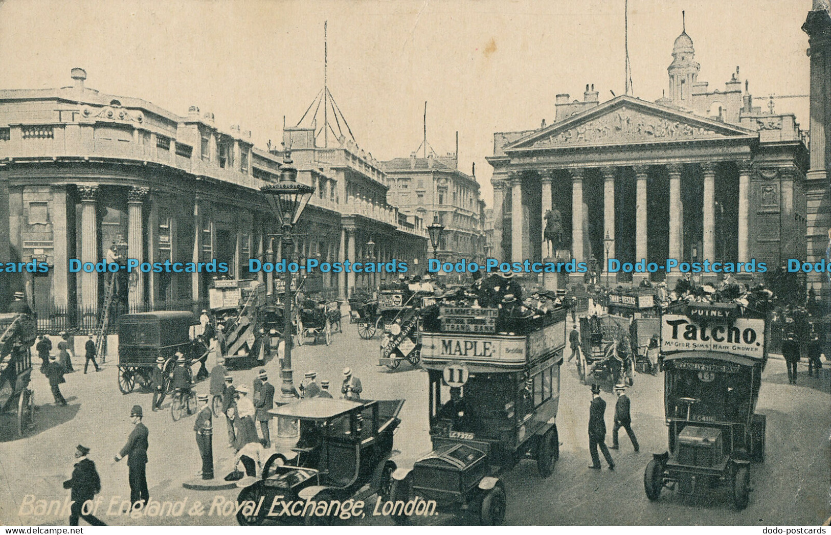 R003774 Bank Of England And Royal Exchange. London. Classical - Autres & Non Classés