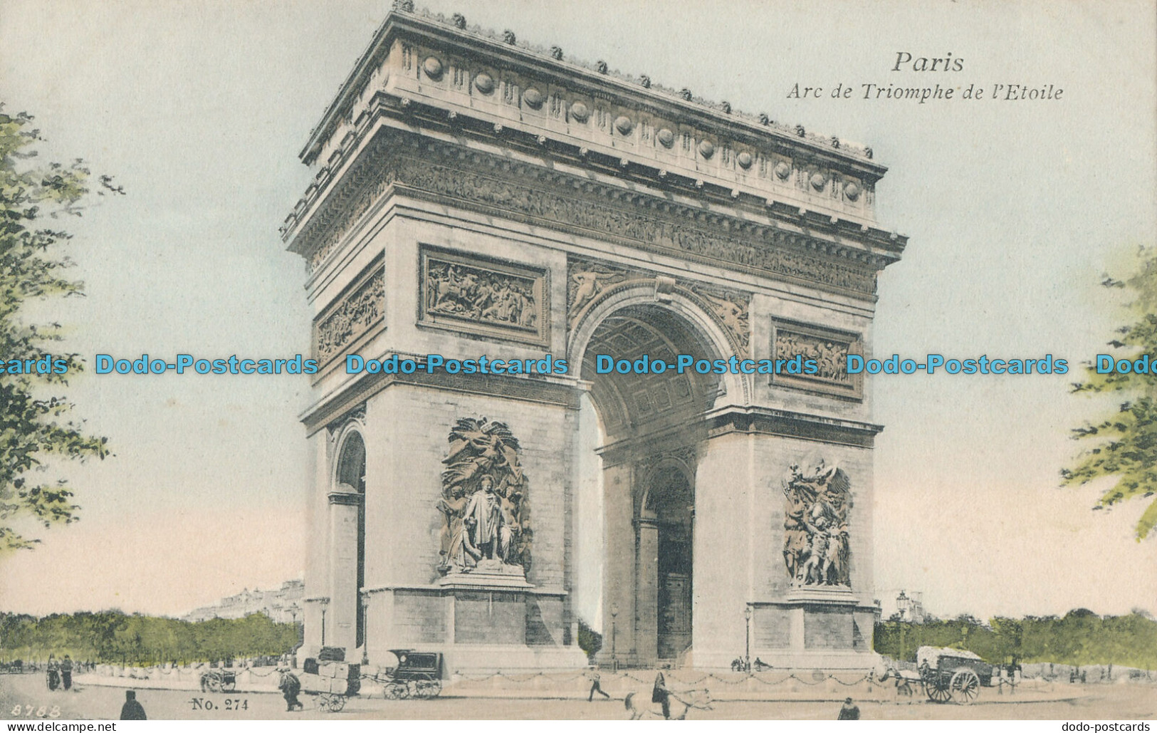 R003780 Paris. Arc De Triomphe De L Etoile - Monde