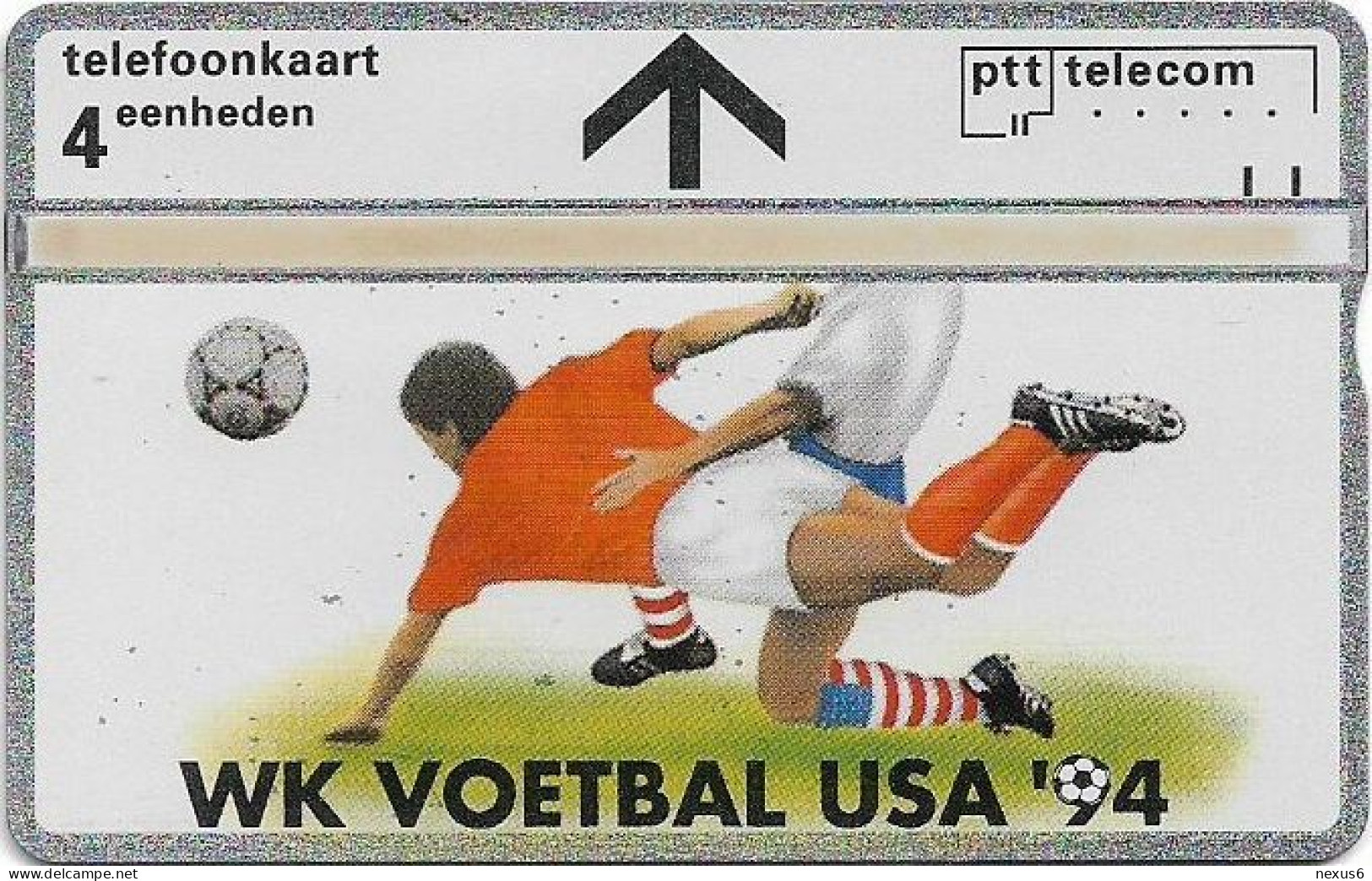 Netherlands - KPN - L&G - R104 - Wk Voetbal Usa '94 - 327E - 1994, 4Units, 3.000ex, Mint - Privées