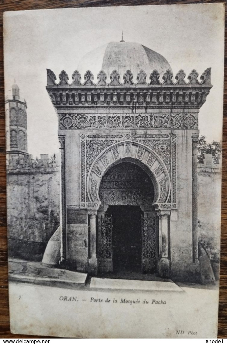ALGERIE ORAN Porte De La Mosquée Du Pacha (1906) - Oran