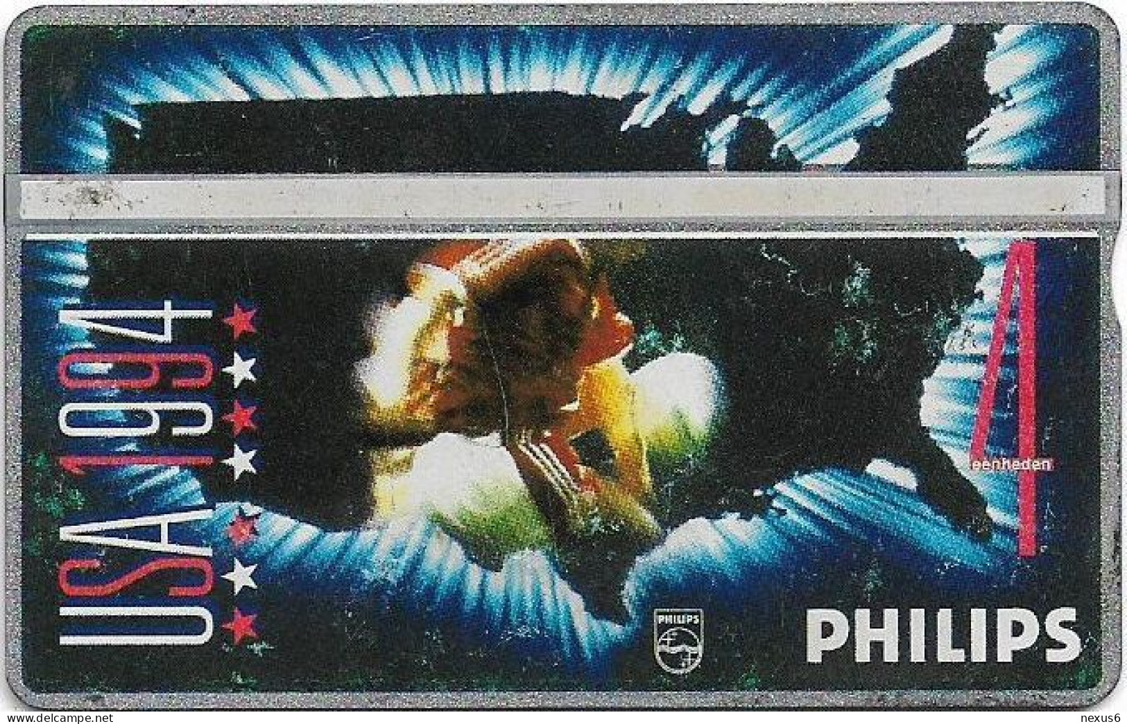 Netherlands - KPN - L&G - R109 - Philips USA WM '94 - 327B - 1994, 4Units, 5.000ex, Used - Privées