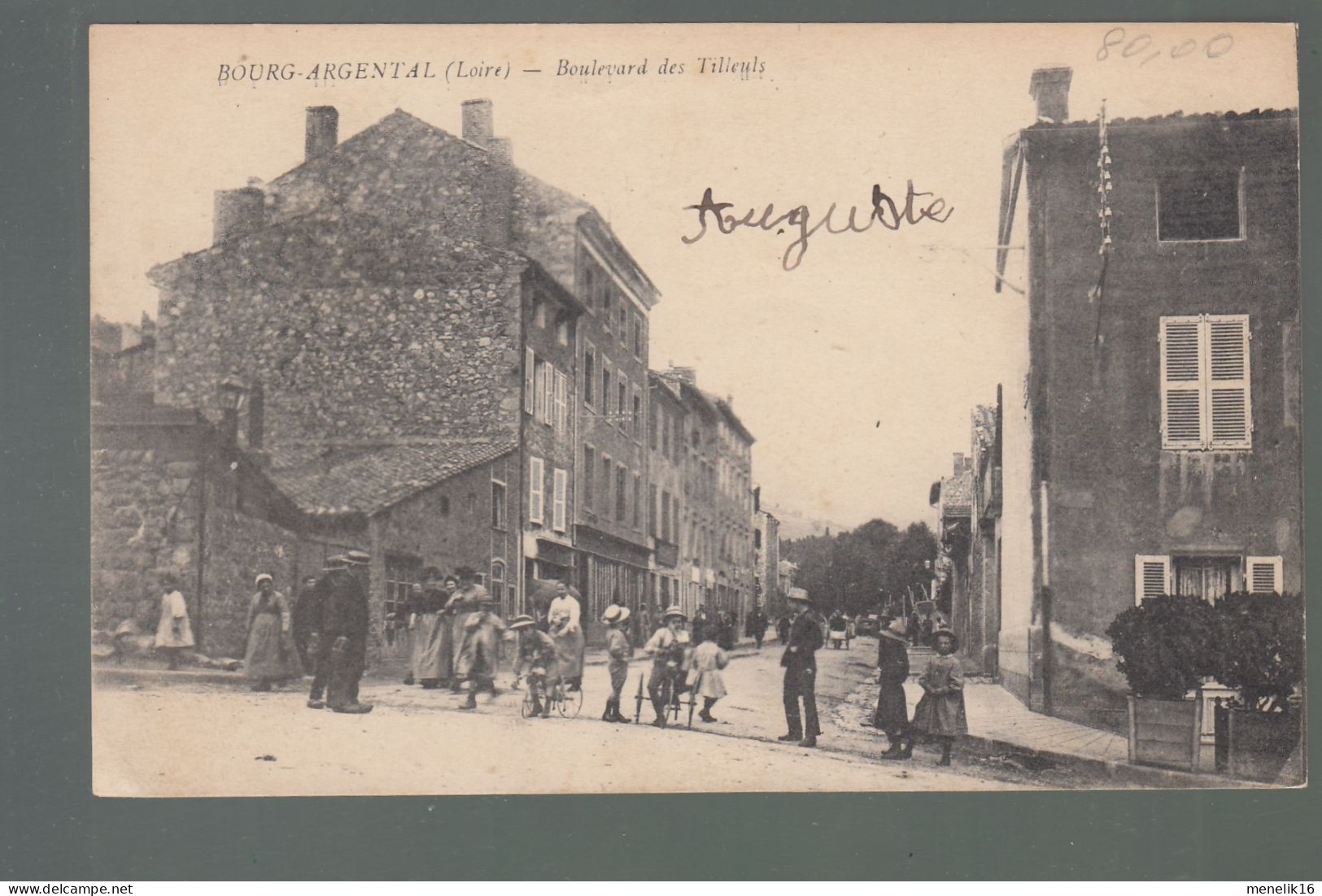 CP - 42 - Bourg-Argental - Boulevard Des Tilleuls - Bourg Argental