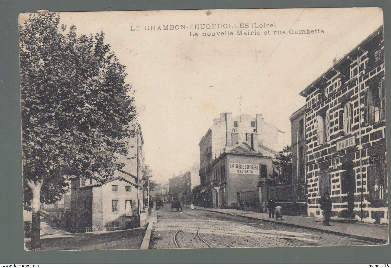 CP - 42 - Le Chambon-Feugerolles - Nouvelle Mairie - Rue Gambetta - Le Chambon Feugerolles