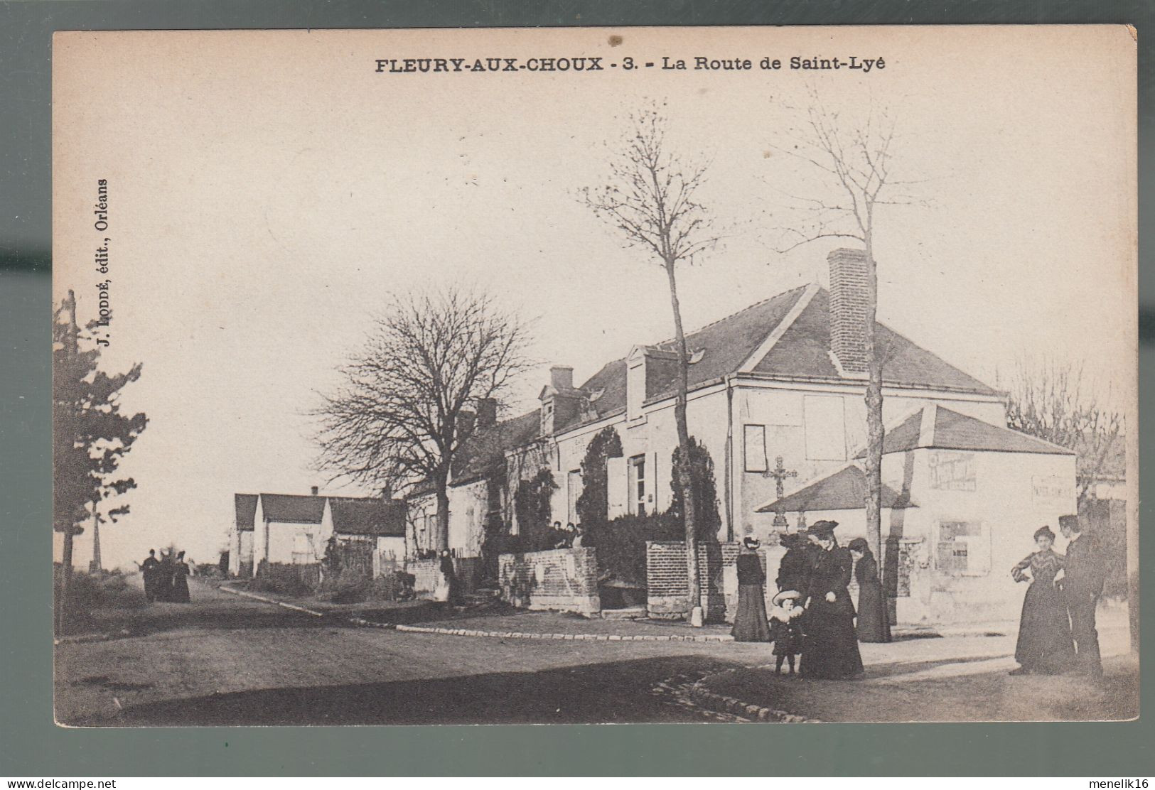 CP - 45 - Fleury-aux-Choux - Route De St-Lyé - Autres & Non Classés