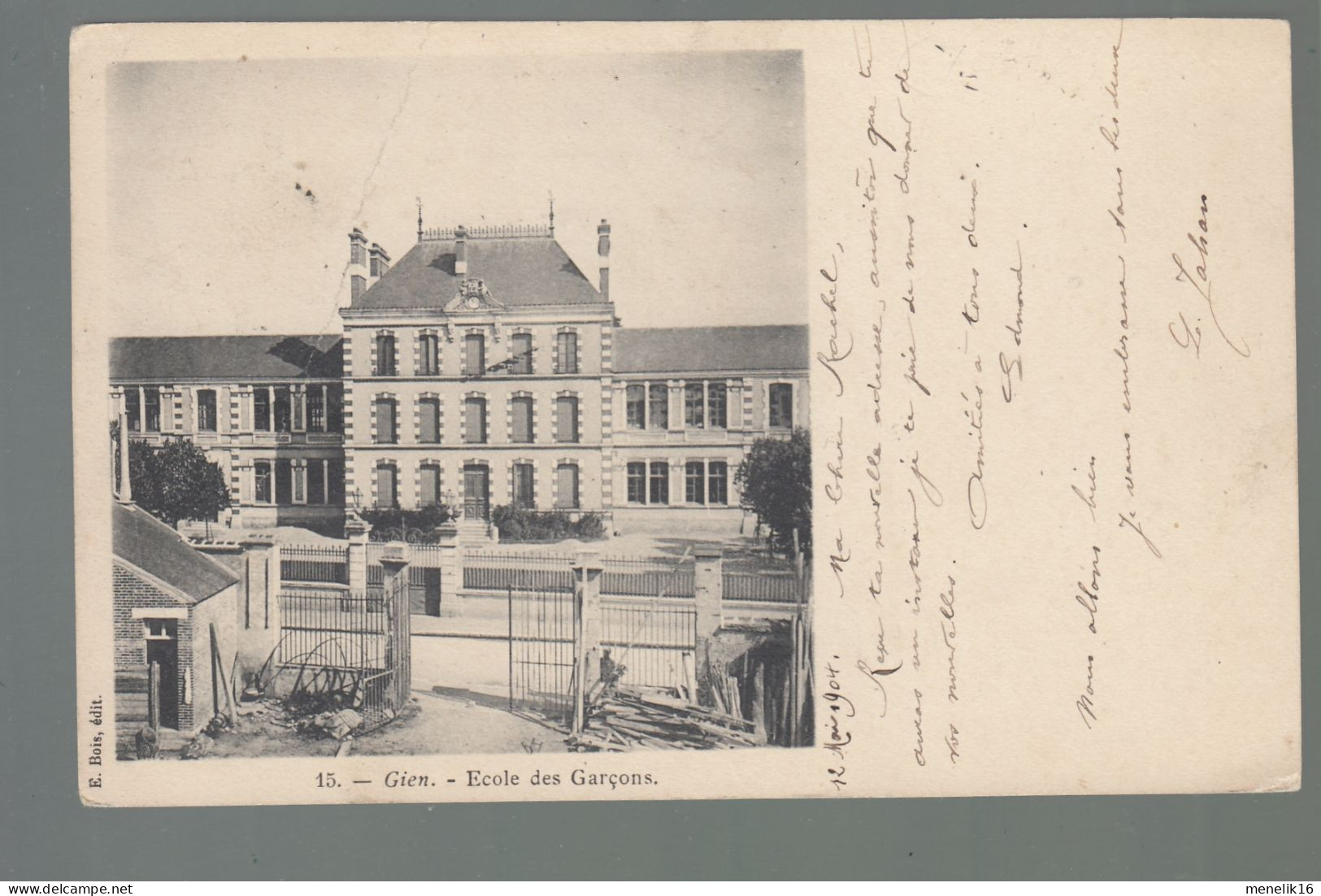 CP - 45 - Gien - Ecole Des Garçons - Gien