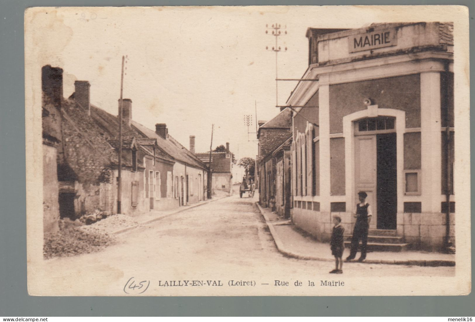 CP - 45 -Lailly-en-Val - Rue De La Mairie - Autres & Non Classés