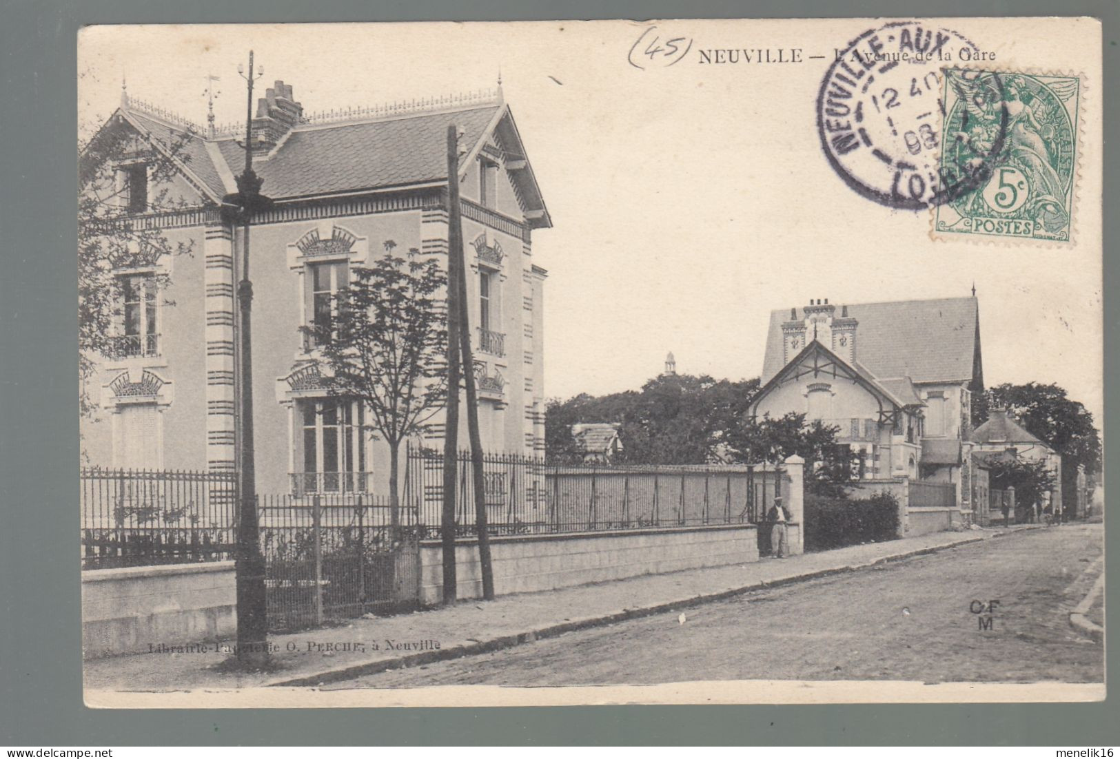 CP - 45 - Neuville-aux-Bois - Avenue De La Gare - Autres & Non Classés