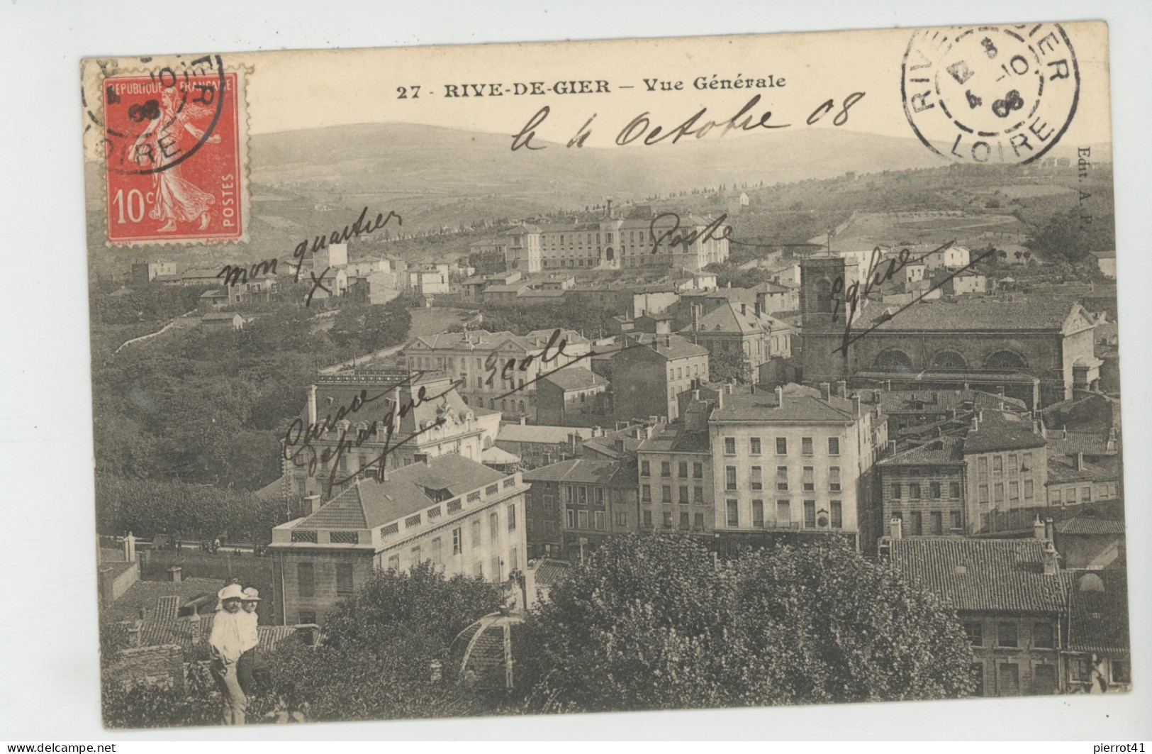 RIVE DE GIER - Vue Générale - Rive De Gier