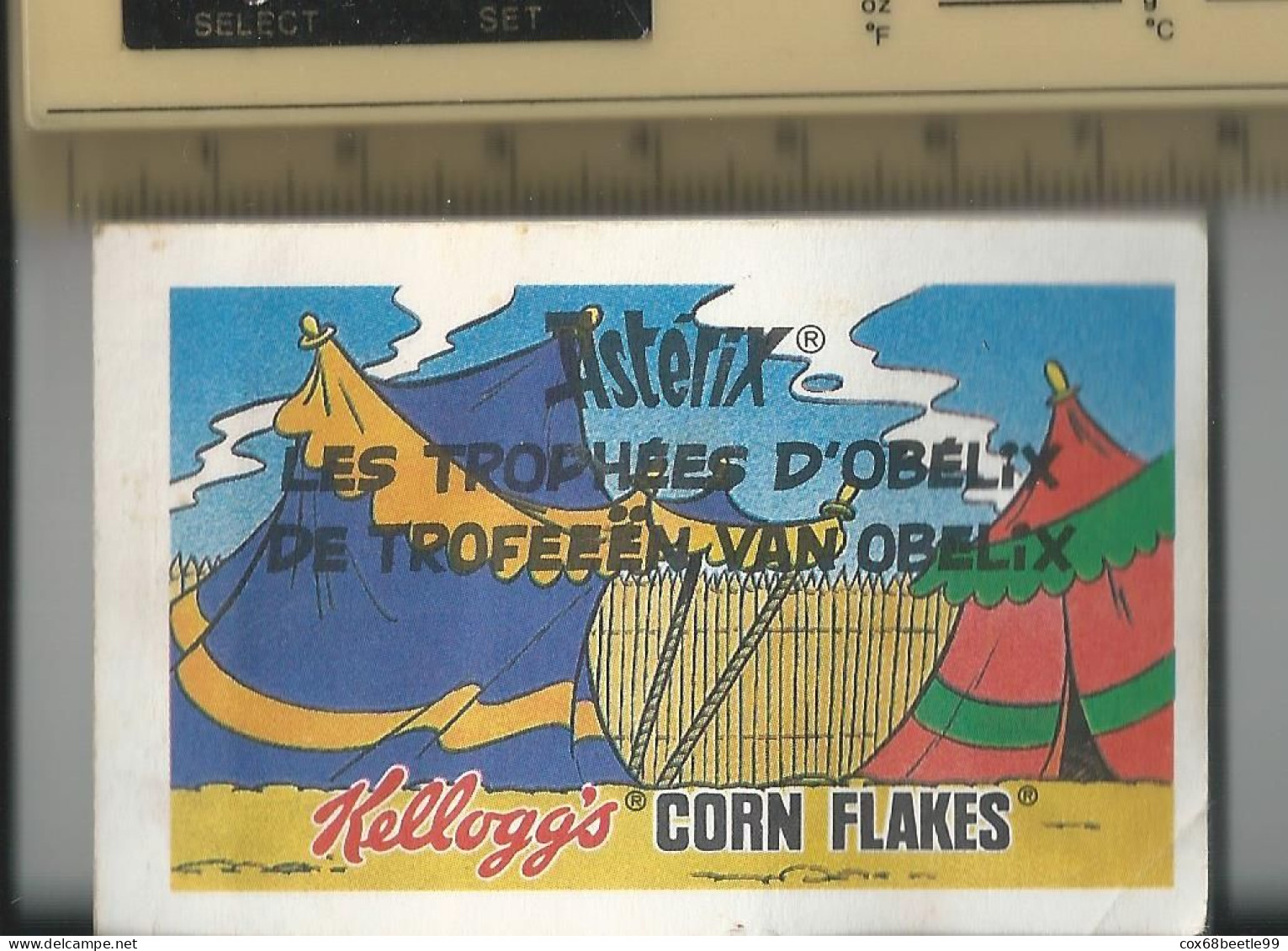 ASTERIX Les Trophées D'Obelix GOSCINNY UDERZO 1996 Livret Animé Offert Par KELLOGG'S CORN FALKES - Advertisement
