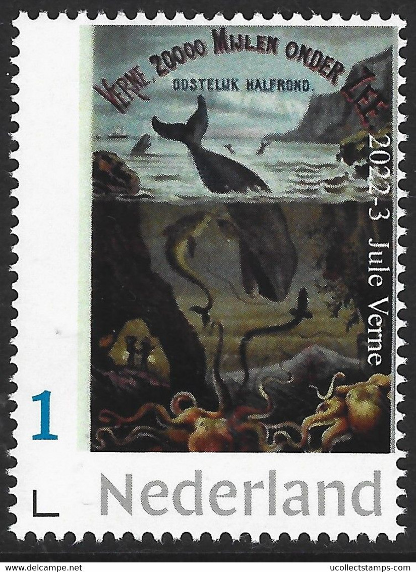 Nederland  2022-3   Jule Verne  200 Mijlen Onder Zee      Postfris/mnh/neuf - Ungebraucht