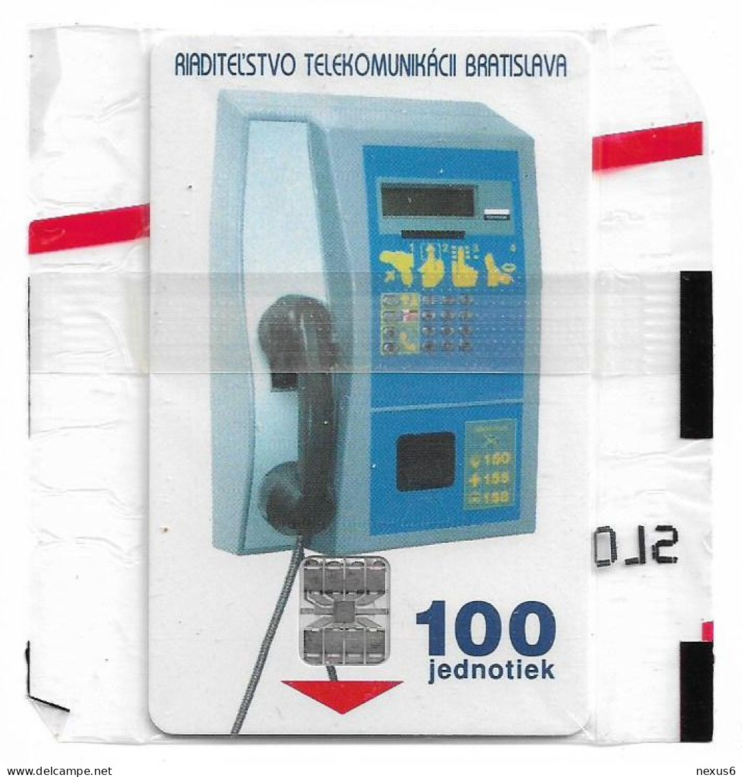 Slovakia - Slovenské Telekomunikácie - Card Phone, SC7, 03.1993, 100Units, 22.720ex, NSB - Slovacchia