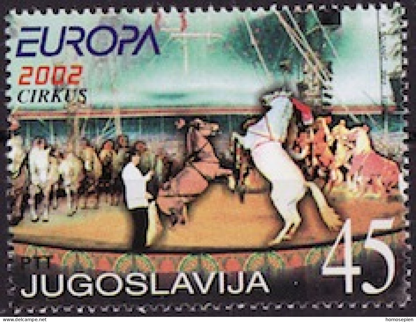 Europa CEPT 2002 Yougoslavie - Jugoslawien - Yugoslavia Y&T N°(1) - Michel N°3078 *** - 2002