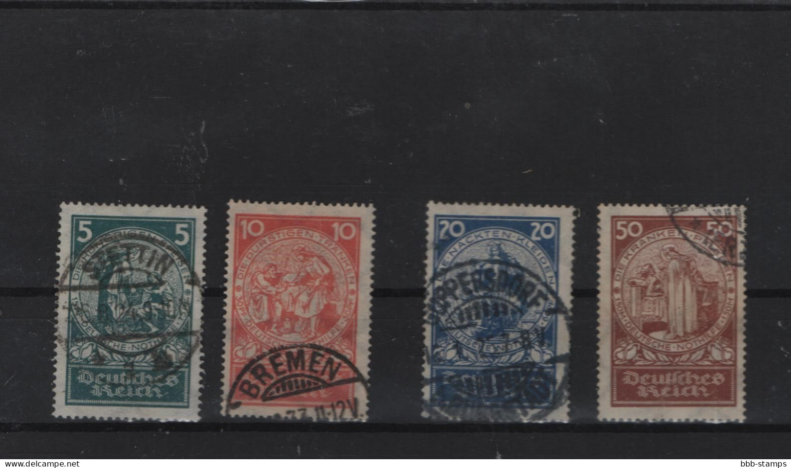 Deutsches Reich  Michel Kat.Nr.  Gest 351/354 (1) - Used Stamps