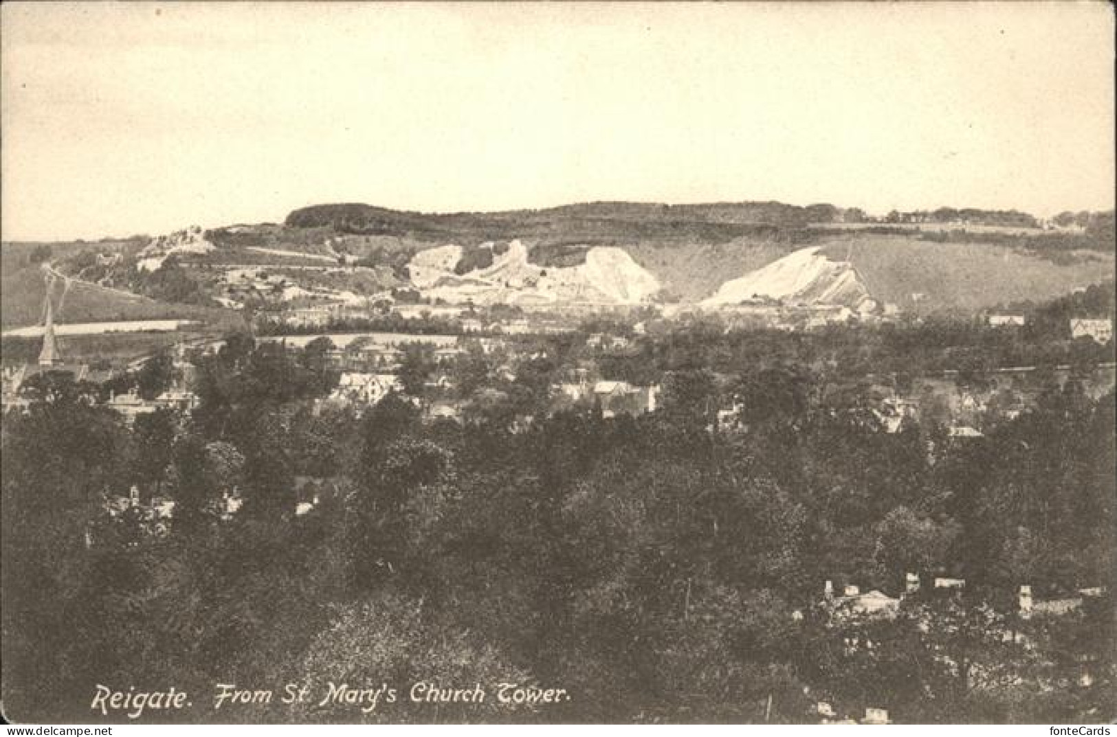 11193666 Reigate St. Mary`s Church Tower Reigate And Banstead - Surrey