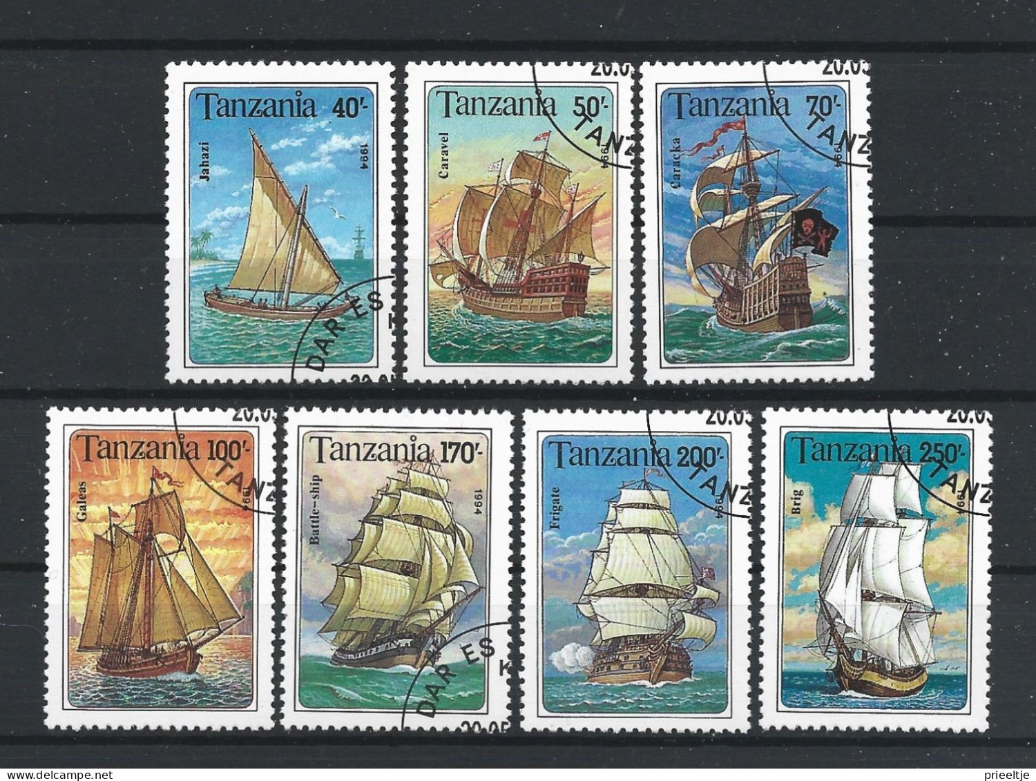Tanzania 1994 Tall Ships Y.T. 1499/1505 (0) - Tanzania (1964-...)