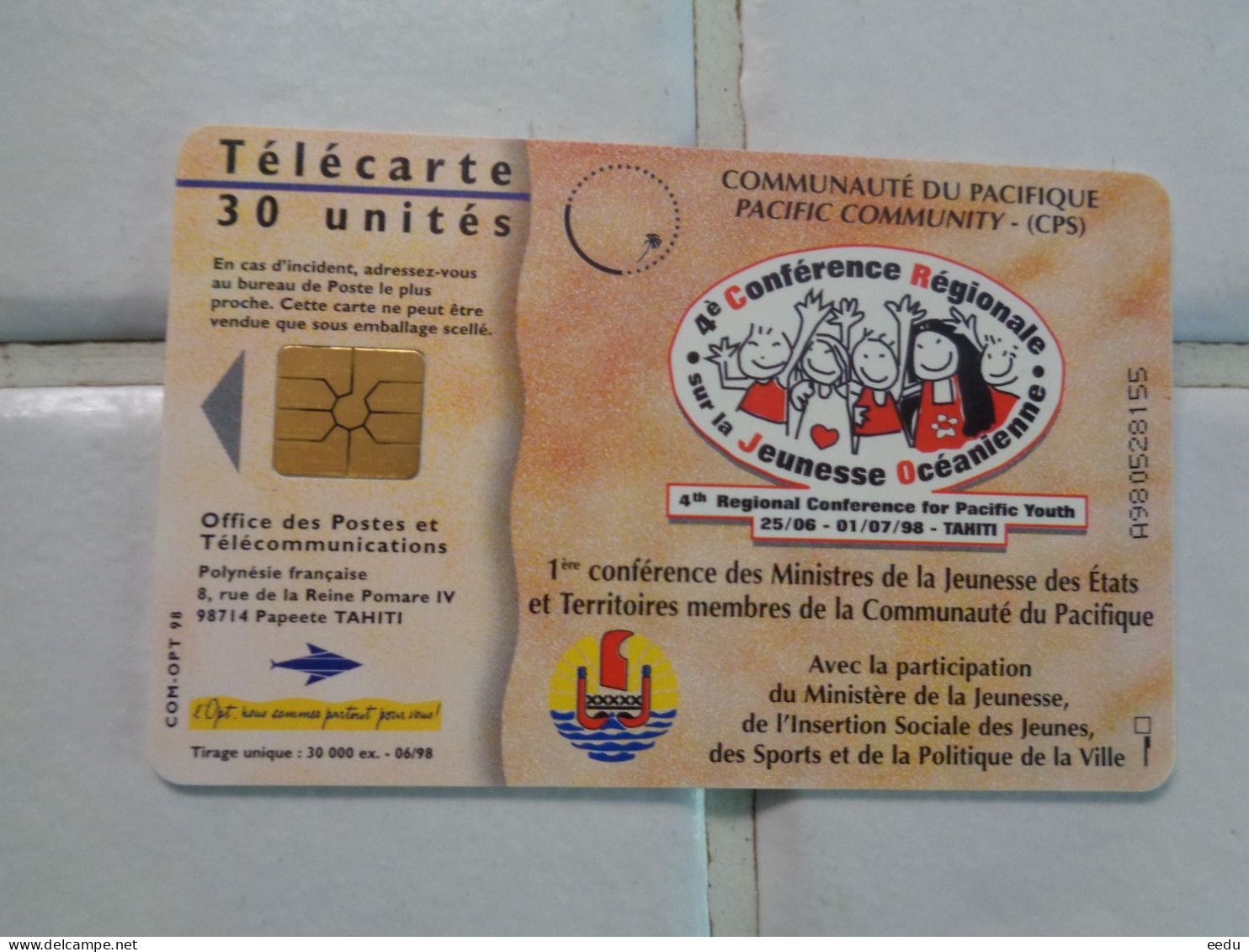 French Polynesia Phonecard - Polynésie Française