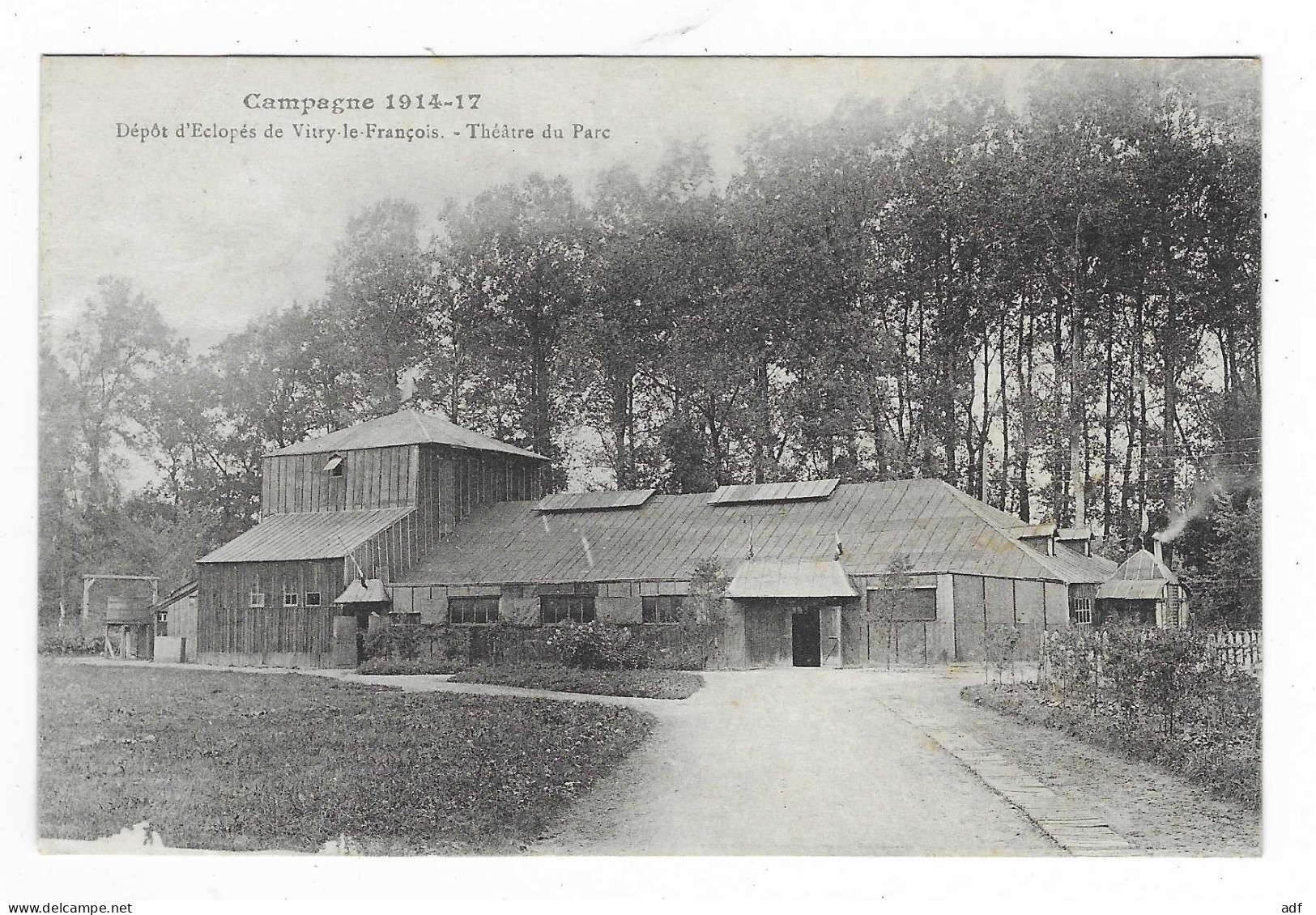 CPA DEPOT D'ECLOPES DE VITRY LE FRANCOIS, THEATRE DU PARC, MARNE 51 - Vitry-le-François